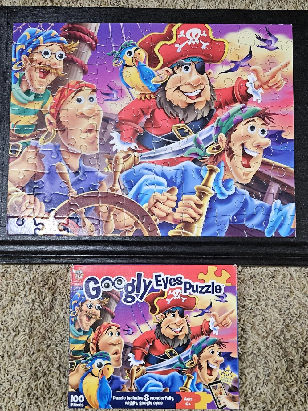 Kids Puzzle Set - Five Googly Eyed Puzzles